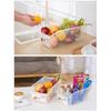 Прозрачный пластиковый холодильник, ящик для хранения продуктов, ящик, контейнер, кухонный органайзер