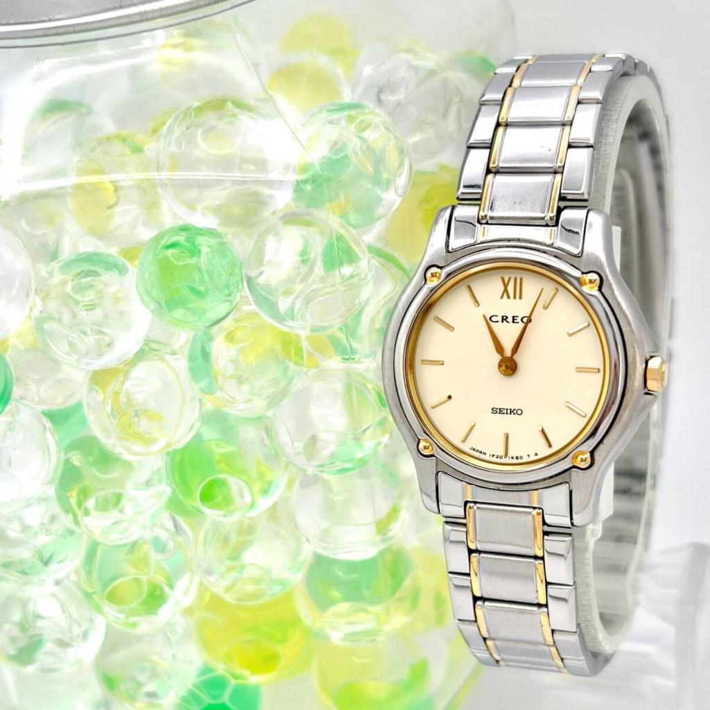 SEIKO Creo Часы 0N1084 Новая Батарея Женские 1F20-0G50