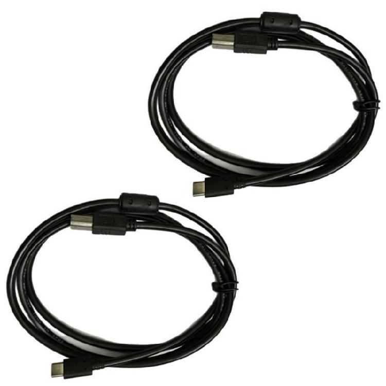 Кабель USB C на USB B Кабель для передачи данных С шумоподавлением Подходит для безопасного подключения принтера сканера