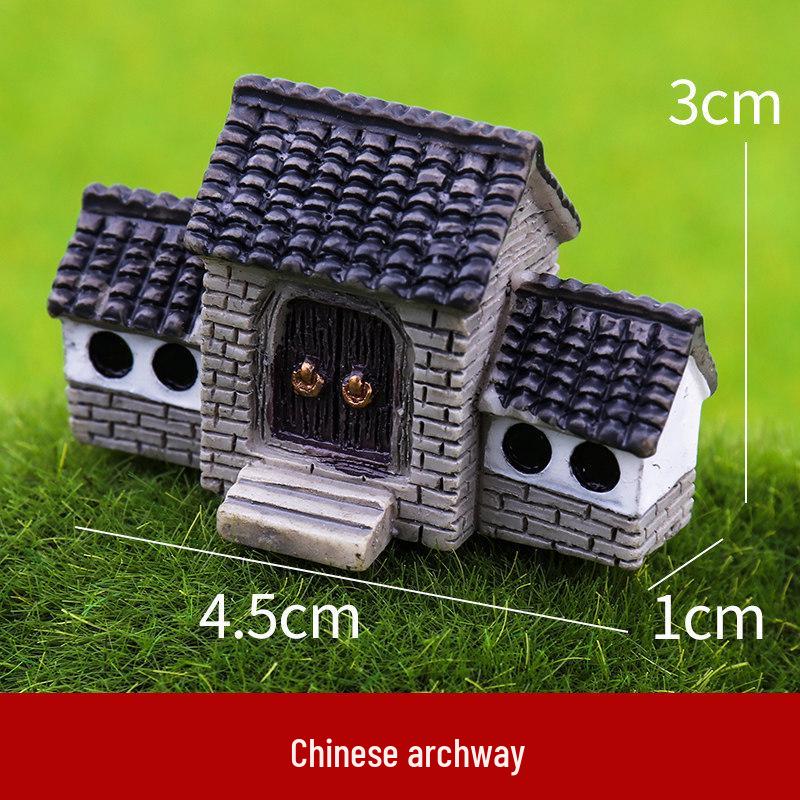 Handmade Moss DIY Micro Landscape Ornaments - Wall & Pavement Bricks for Succulent Models