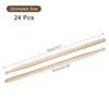 Uxcell Maple Wood Drumsticks with Non-Slip Handle Grip, 5B Classic Drumsticks, Wood Tip, for Drums, Musical Instruments, Percussion, 15mm X 40cm, 12