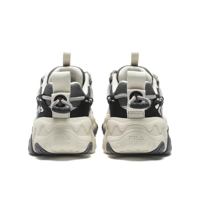 New FILA Running Abrasion Resistant Moisture Wicking Lightweight Low Top Running Shoes Men's White Gray F12M442115FAG