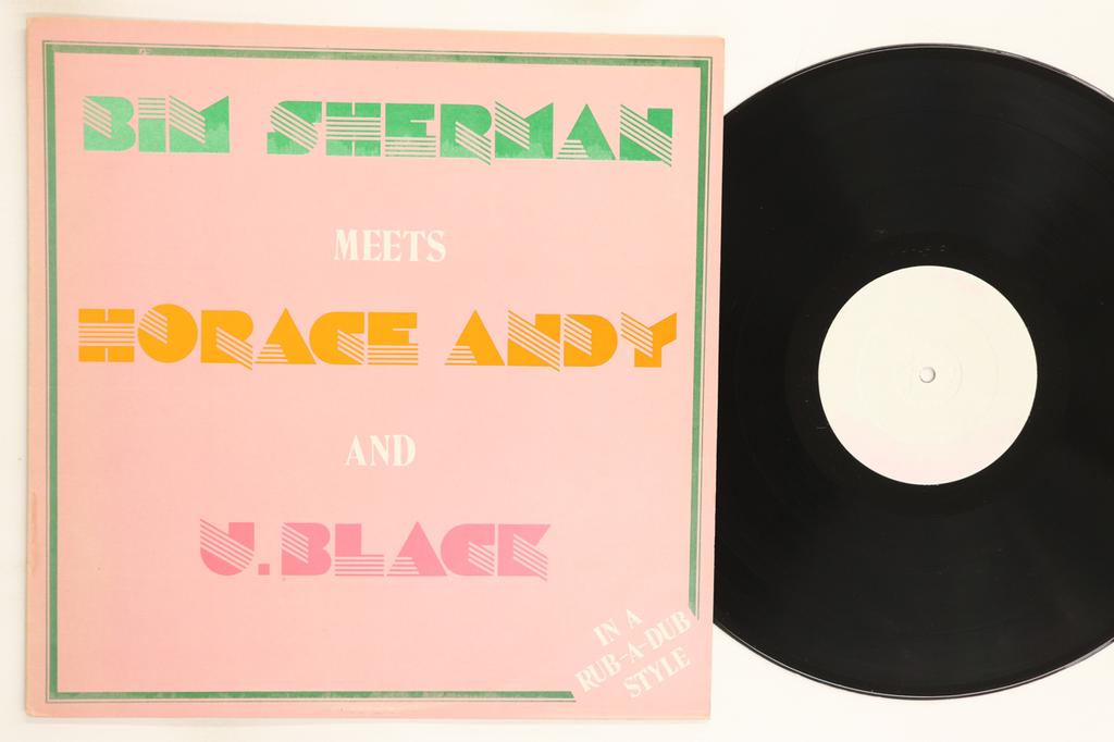 Виниловая пластинка BIM SHERMAN HORACE ANDY U BLACK В стиле Рубадаб YI05 Без лейбла 1980 Великобритания Регги Ска Даб Б/у