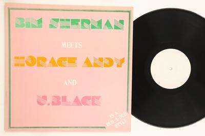 Виниловая пластинка BIM SHERMAN HORACE ANDY U BLACK В стиле Рубадаб YI05 Без лейбла 1980 Великобритания Регги Ска Даб Б/у