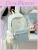 Рюкзак для девочек из ткани Оксфорд с рисунком для школы
