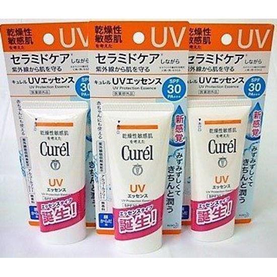 Набор из 3 штук Curel UV Essence 50 г x 3 штуки Красота