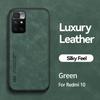 For Redmi 10 Redmi10 Leather Case Sheepskin Texture Back Cover Shockproof Phone Case for Xiaomi Redmi 10 2022 Prime