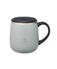 BRUNO Stainless Steel Mug with Lid, Short, Blue Gray, No Size, BHK262