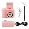 Камера-брелок, Мини-DV-камера 1080P с фонариком, 1,44-дюймовый маленький компактный портативный видеорегистратор, дорожная видеокамера для студентов и детей (розовый)