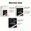 Panthers 2D Flat Pattern Flannel Blanket High quality All Seasons Warmth and Comfort Perfect for Christmas Gifts.SMT0917117