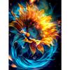 5d DIY Diamond Painting Cross Stitch Colorful Sunflowers Diamond Embroidery Mosaic Full Round Drill Home Decor