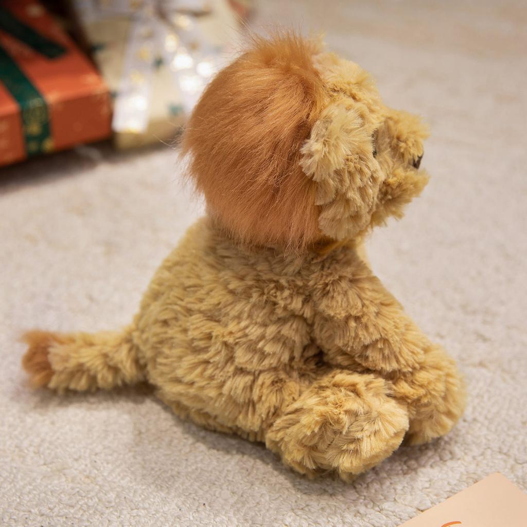 The Yellow Plush Lion Stuffed Animal Is Soft and Cute Ideal Ideal For Children (Yellow Lion 9.8 inch) Holiday Gift Idea Birthday Gifts