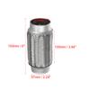 X Autohaux 51mm 58mm 65mm 76mm Stainless Steel Car Muffler Exhaust Flexible Pipe Tubing Universal Exhaust Joint Universal Parts