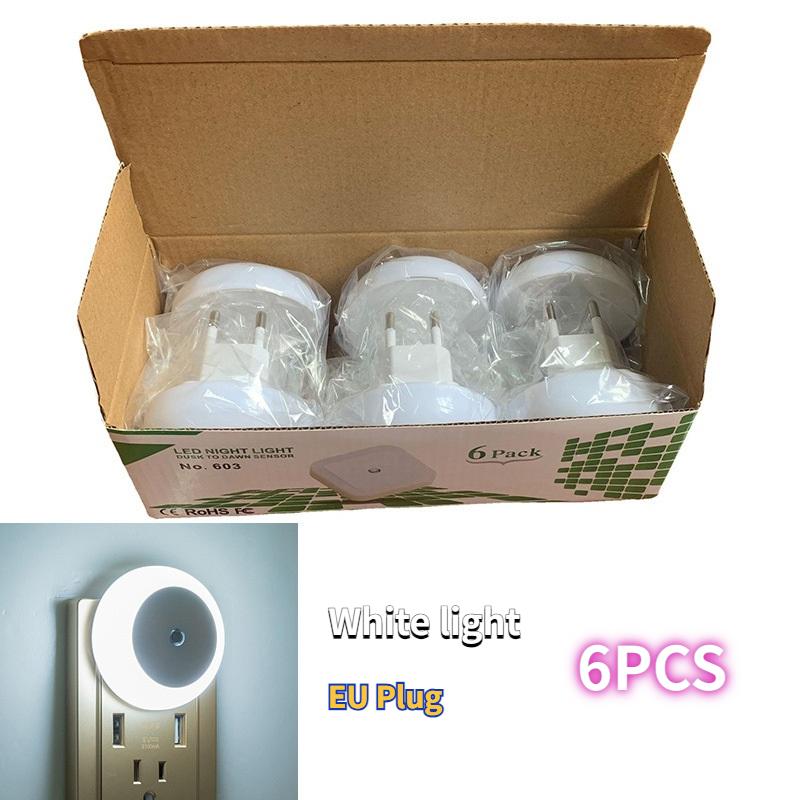 Intelligent Light Control Induction Light, Small Night Light, White Light, Blue Light, Red Light, Warm Light, Amber Light, Smart Home