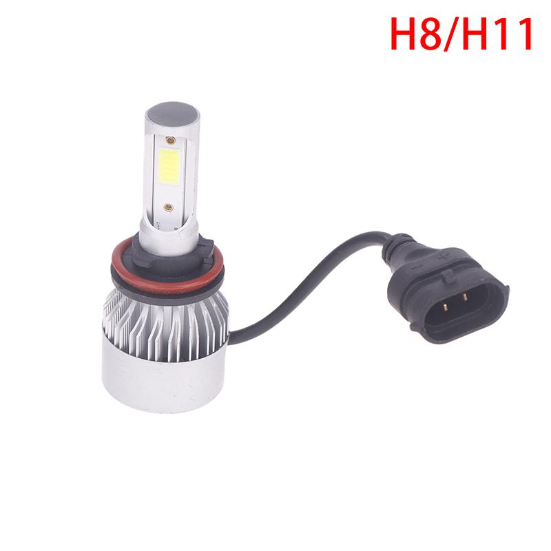 1 шт. Автомобильные яркие светодиодные передние противотуманные фары H4 H7 H1 H3 Лампы Шарики 8000 лм COB чипы с охлаждающим вентилятором Более длительный срок службы