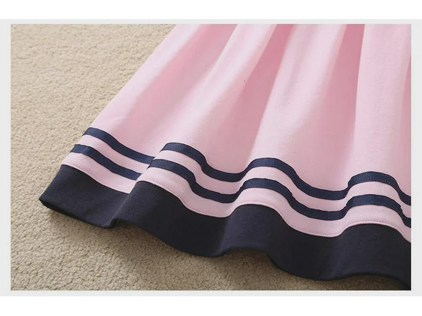 Летние платья принцессы в стиле колледжа для девочек - модные детские юбки в уличном стиле