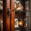Creative Gift for Gothic Fans Skeleton Hand Bookshelf Lantern, Halloween Style Resin Ornament, Dark Aesthetic Interior Decor Exquisite Carving