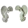 2PCS Door Frame Angel Wingss Sculpture Resin Statue Art Home Decoration Decoration Perfect Gift