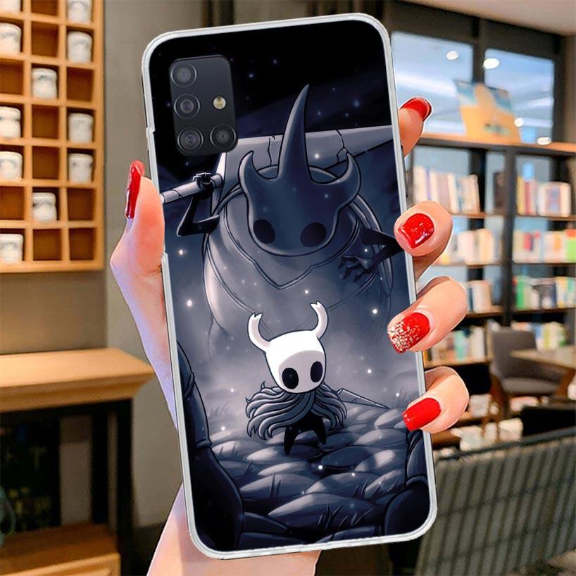 Чехол для телефона Hollow Knight Мультяшный Чехол Для Samsung Galaxy A12 A22 A32 A52 A72 A02S Чехол для телефона Note 20 Ultra 10 S10 Plus A51 A71