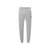 Classic Fashion Sports Casual Skin-Friendly Elastic Waist Mid-Rise Pants Unisex Bottoms Light-Gray AKLUA47-2