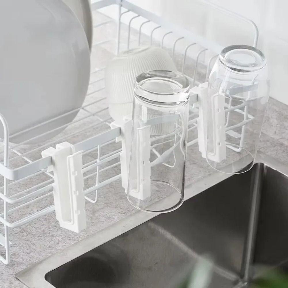 Upside-down Design Draining Cup Rack Space-saving Storage Holder High Quality Dish Rack Home Use