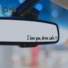 Наклейки I Love You Drive Safe на зеркало заднего вида виниловая наклейка для женщин водонепроницаемая декоративная наклейка на автомобиль аксессуары для автомобиля