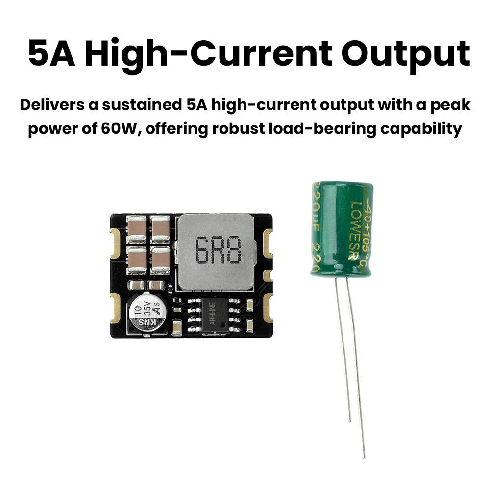 5A Mini DC-DC Buck Step Down Converter Board Module 5V-30V To 3.3V 5V 8.4V DC-DC Voltage Regulator PCB Board Power Buck Module