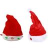 Поющая и танцующая рождественская шапка Санты для взрослых и детей, качающаяся рождественская шапка, работающая от батареек поющая шапка Санты для Рождества, Нового года