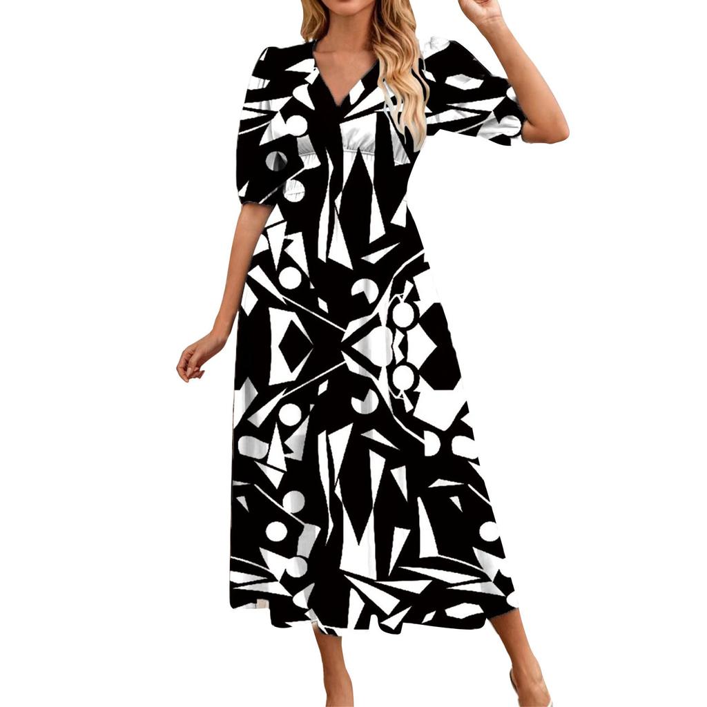 Women's Dresses Boho Long Floral Geometric Fashion Dresses
