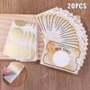 20Pcs My Scratch Offs Gold Ticket Diy Make Your Own Golden Ticket Scratch Off Tickets Small Prizes Party Favor Note Cards