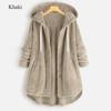 2024 Winter Plus-size Women's Hooded Coat Double-sided Cashmere Fashion Mid-length Loose Cardigan Wool Coat