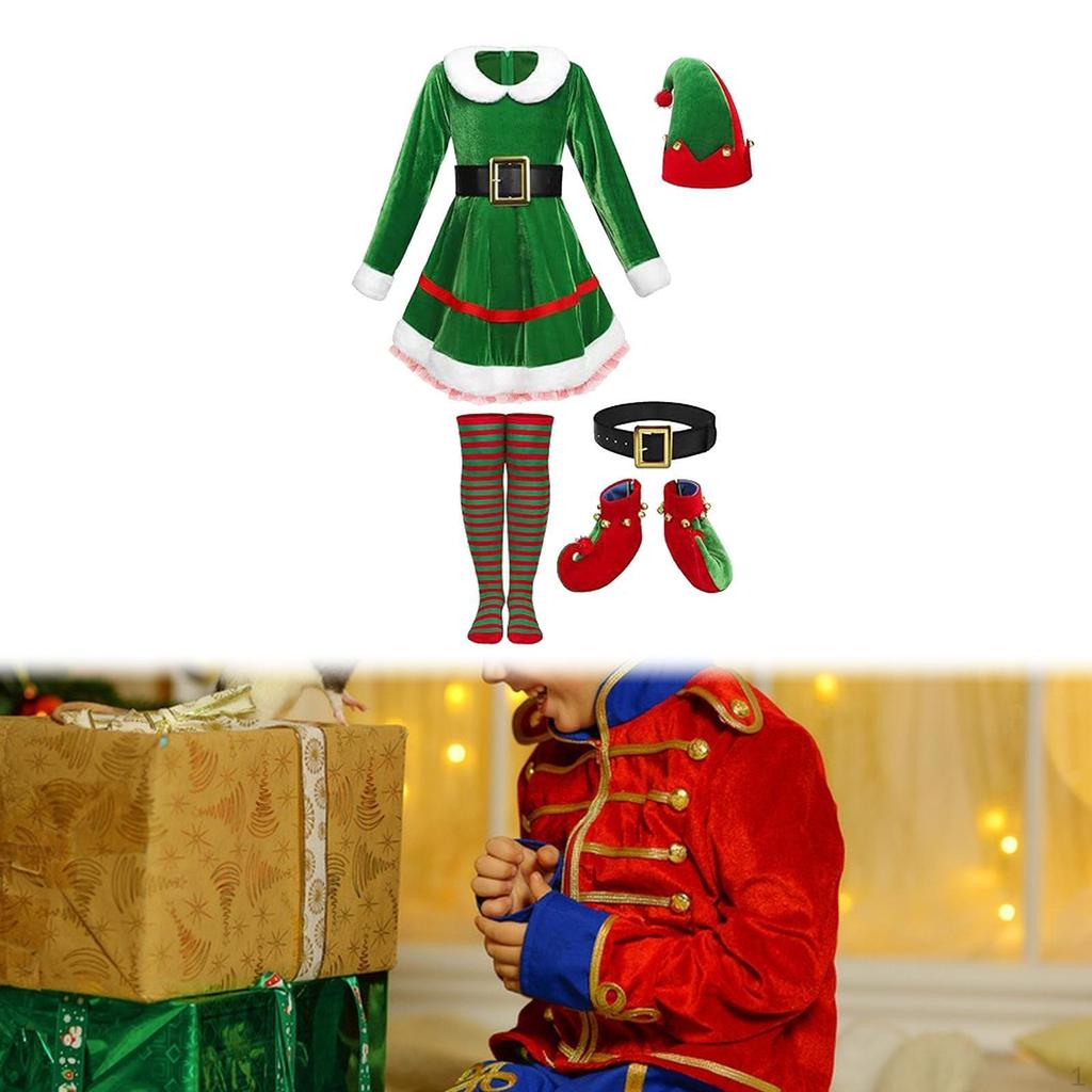 Костюм эльфа на Рождество, одежда для косплея для ролевой игры, вечеринка на Марди Гра, Хэллоуин