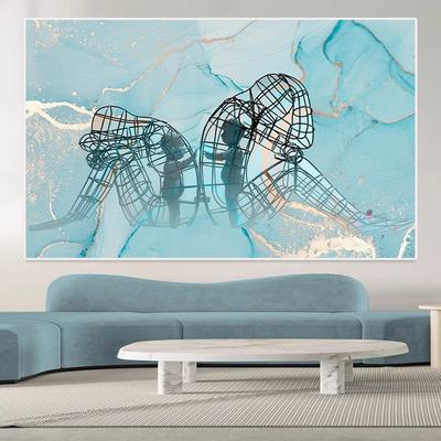 Постер Фестиваля Burning Man Скульптура Любви Настенное Искусство Картины Холст Принт Александр Милов Внутренний Ребенок Декор Гостиной Живопись