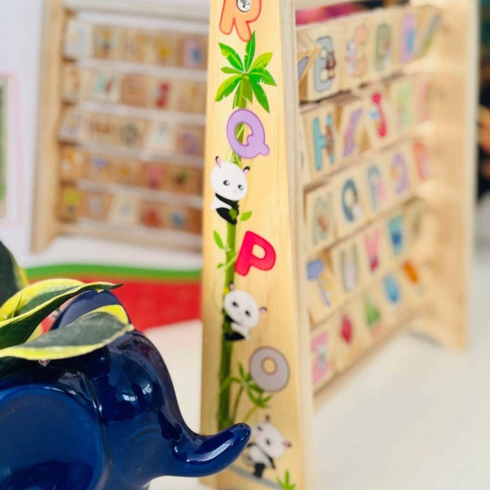 English Alphabet Letter Cognitive Toy Cartoon Pattern Early Education Board Children's Toy