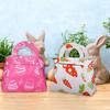 Easter Handbag Clear Printing Felt Cute Carrot Rabbit Pattern DIY Candy Packing Tote Bag Home Decor
