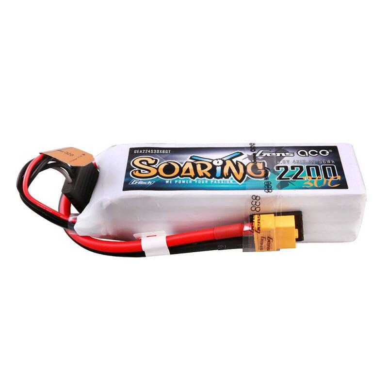 Akumulator Gens Ace G-Tech Soaring 2200Mah 14.8V 30C 4S1P Lipo Z Konektorem Xt60