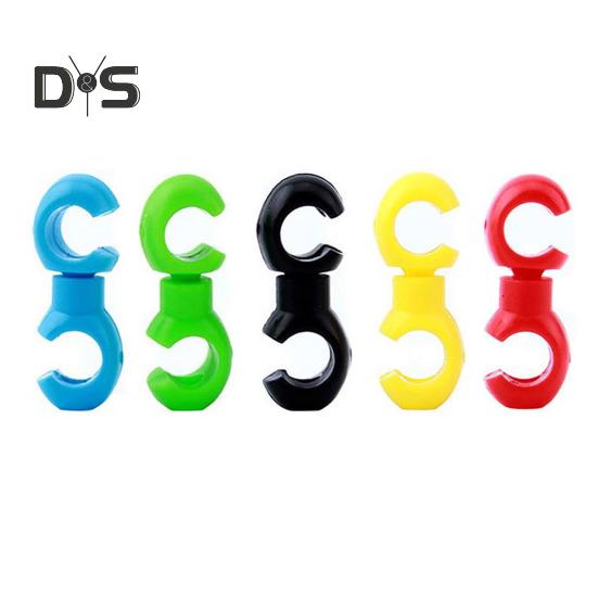 10 шт., зажим для троса велосипеда в стиле S, универсальный зажим для троса переключения передач для горного велосипеда, дорожный, горный, с пряжкой, корпус, направляющая для шланга, аксессуары для велосипеда