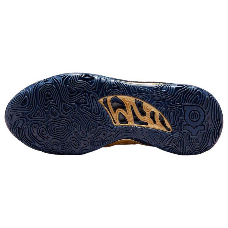 Nike Мужские олимпийские кроссовки KD 15 EP Gold Metallic-Gold University-Red DM1054-700