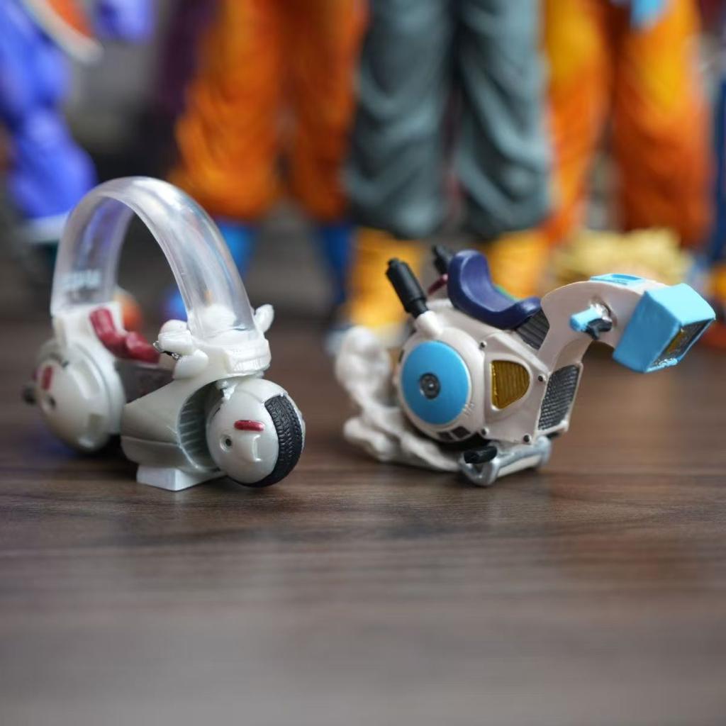 Аниме Dragon Ball Мини-транспорт Капсула Космический корабль Вертолет Машина времени Статуя ПВХ Настольное Украшение для Автомобиля Коллекционная Модель Игрушка Подарок
