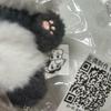 Использованный плюшевый зимний панда aespa