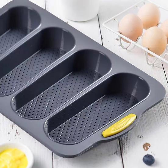 Silicone Baguette Mold Non-Stick Bread Baking Tray High Temperature Resistant Kitchen Baking Accessories
