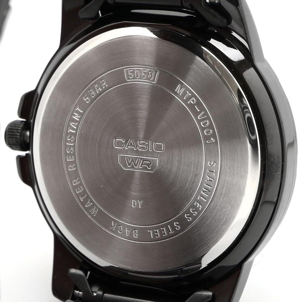 Casio Standard Analog Quartz Watch MTP-VD01B-1BV Men's Black Metal Band