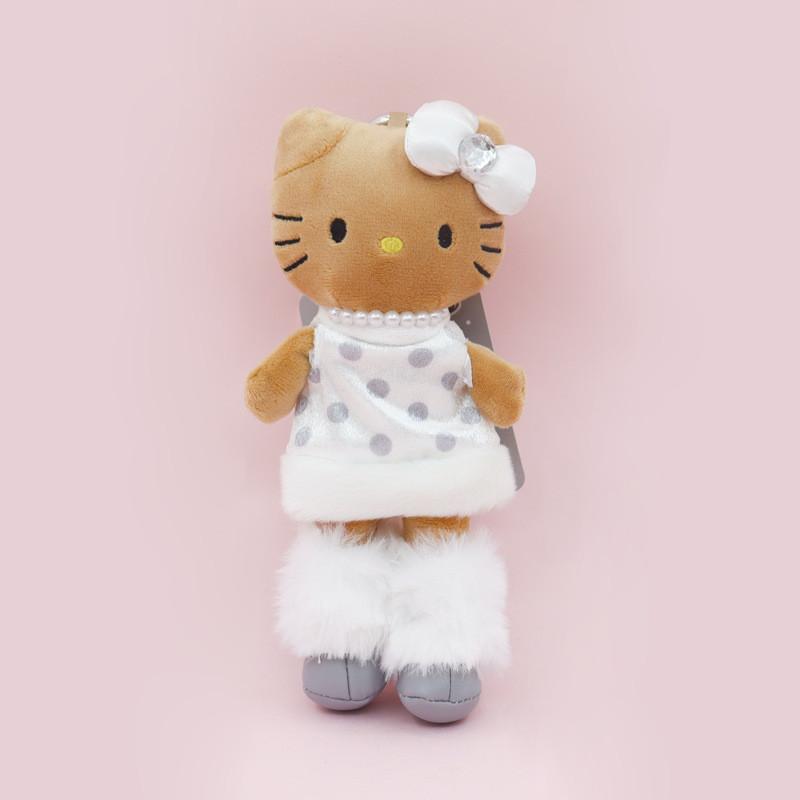Плюшевый брелок Sanrio с длинными ногами и короной для девочек и подростков