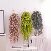 Balcony Wall Hanging Artificial Plant Leaves Lavender Flowers Home Wedding Decor