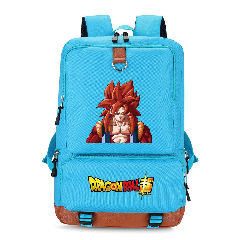 Мультфильм Анимация Dragon Ball Школьная сумка Рюкзак Студенческая школьная сумка Мужская и женская Дорожная сумка Сумка для компьютера