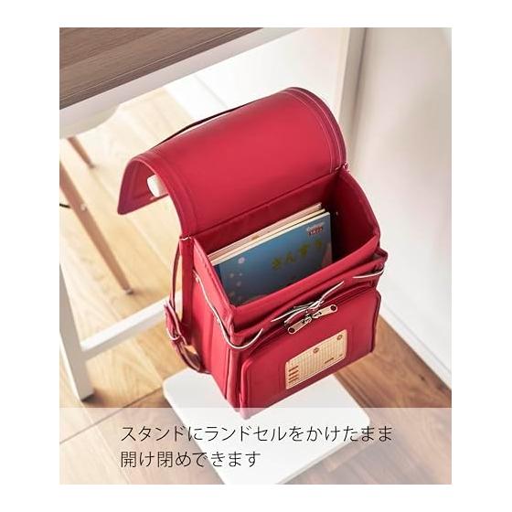 Yamazaki Jitsugyo 4549 Telescopic School Bag Stand White Approx. W26 x D26 x H60/70/80/90cm Tower School Supplies Bulk Storage Height Adjustable