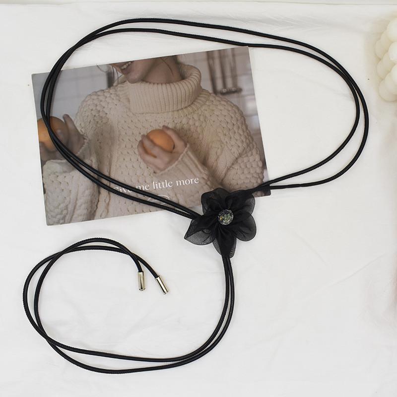 Цветочная Ткань Тонкий Пояс Женский Декоративный Аксессуар для Платья Мягкий Шнур