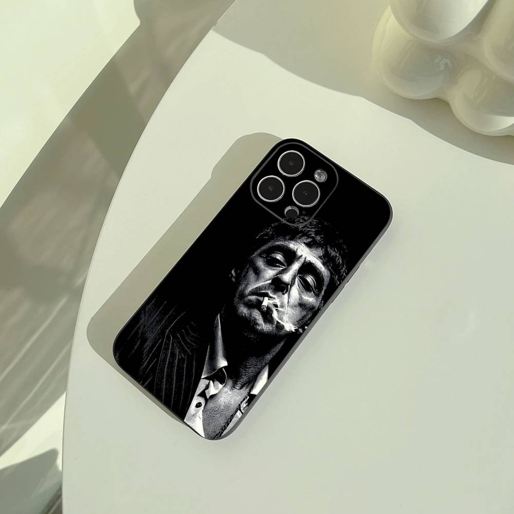 S-Шрам-Мода Горячий Чехол Для Телефона Для iPhone 17,16,15,14,13,12,11 Pro Max,16Plus,XS Мягкий Черный Чехол