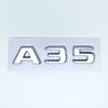 SRGK3 2017 Silver Black Letters A35 Turbo 4matic Emblem for Benz Car Fender Trunk Rear W176 W177 Logo Sticker