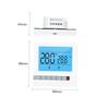 Programmable Smart Thermostat for Water Gas Boiler Heating Large LCD Screen with Backlight  Digital Temprature